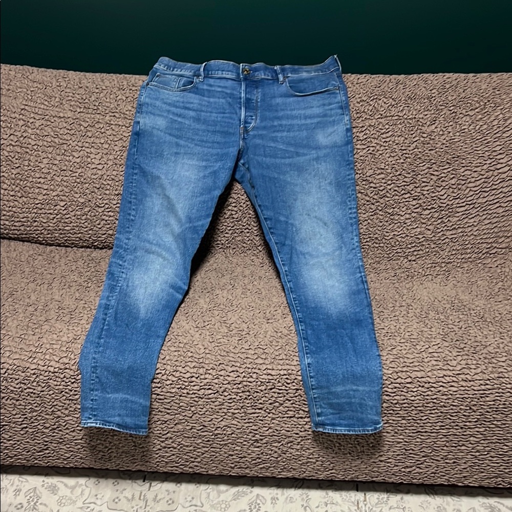 Stylish Blue Denim Jeans. G-Star straight tapered jeans. 38 waist 34 length